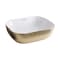 Whitehaus Rctnglr Above Mount Basin W/ An Embossed Exterior, Interior, And Center WH71302-F25 - alternate 1